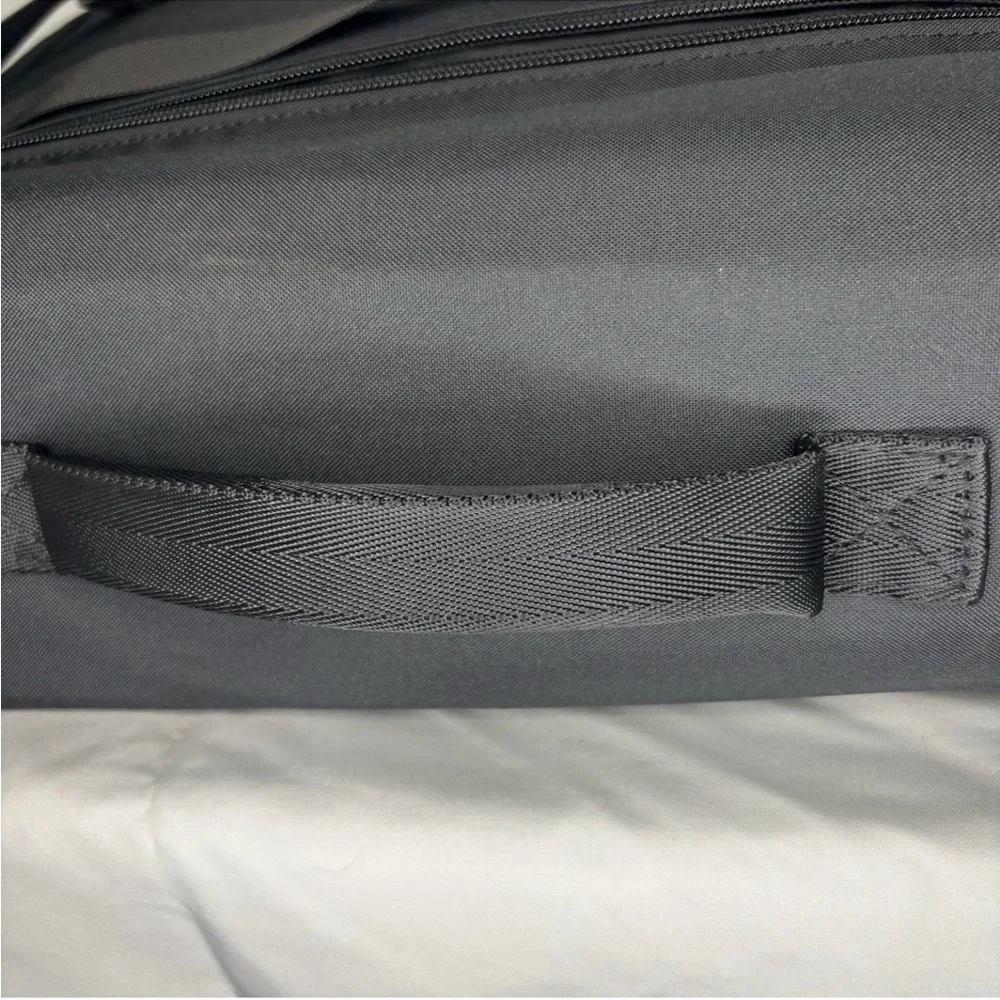 New Black Laptop Commuter Bag Multi Pockets Adjustable Straps Unisex